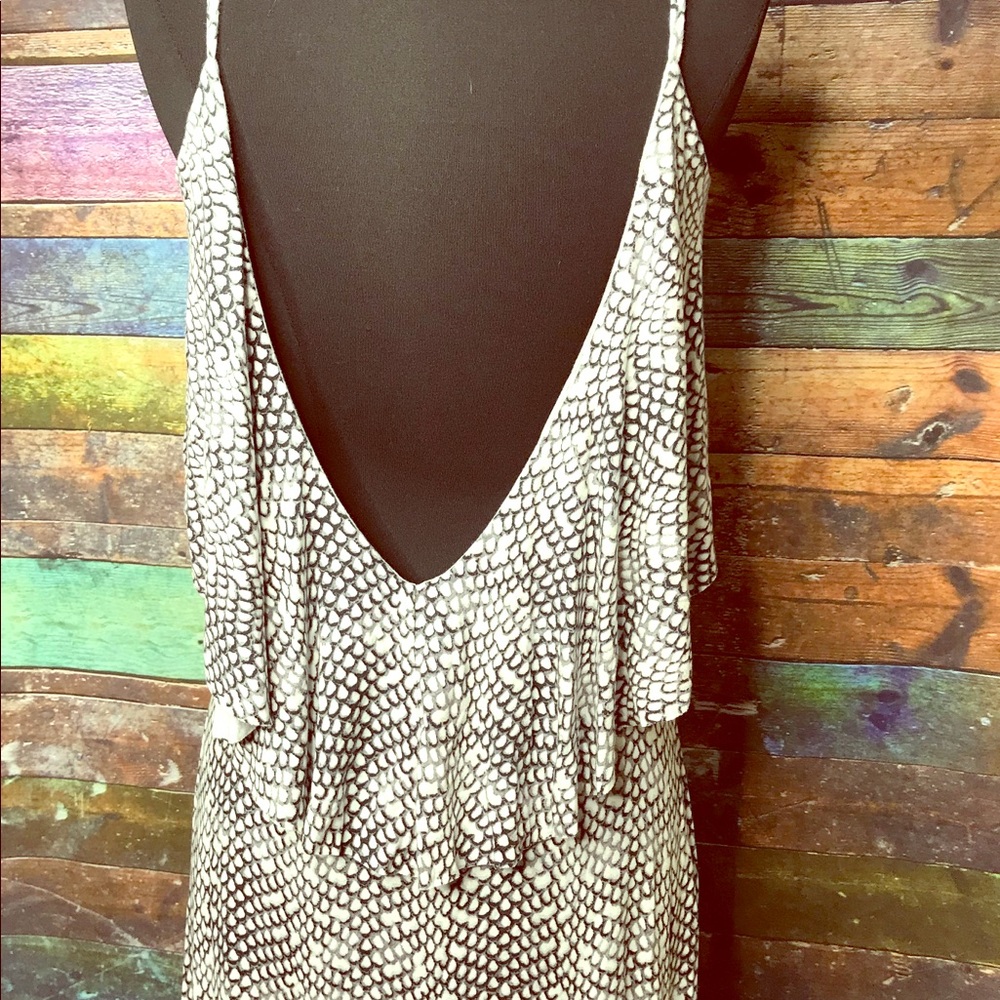 Women Snake Skin Design Tart Size 4 Dress